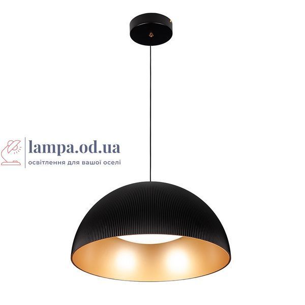 Стильная подвесная LED-люстра Levistella 781PL3956 (400) BK+GD черная с золотом 42W LVS6581 фото