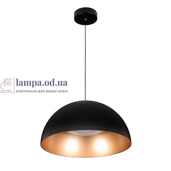 Стильная подвесная LED-люстра Levistella 781PL3956 (400) BK+GD черная с золотом 42W LVS6581 фото