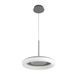 Люстра стельова LED Levistella 797MD6006 (400) DGY, 60W, три режими світла, сірий метал, сучасний стиль для дому LVS5455 фото 1