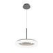 Люстра стельова LED Levistella 797MD6006 (400) DGY, 60W, три режими світла, сірий метал, сучасний стиль для дому LVS5455 фото 2