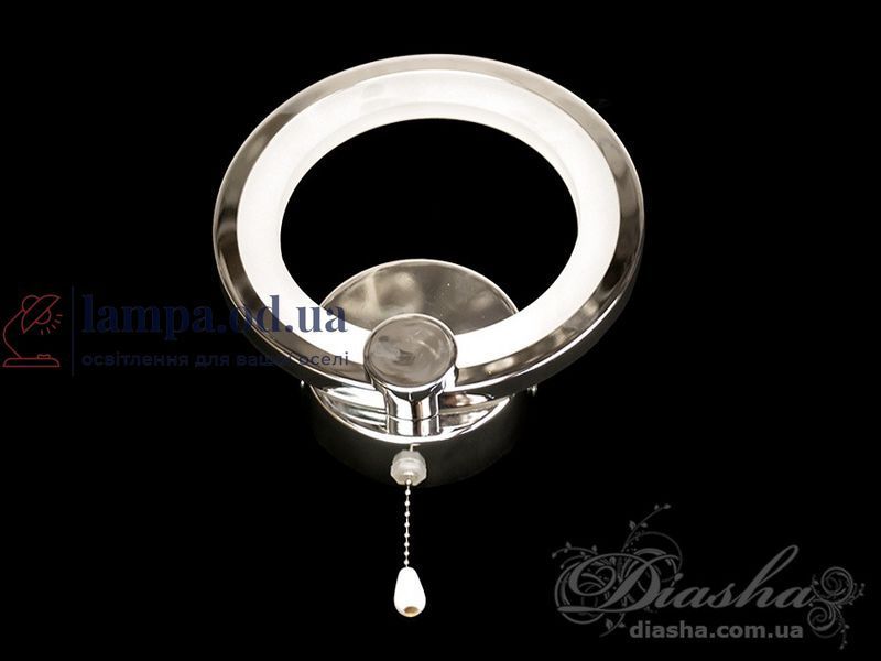 Бра приліжкове LED Diasha 8022/1HR, 17W, хром, 21 см, IP20, 935 лм, сучасний стиль 8022/1HR фото