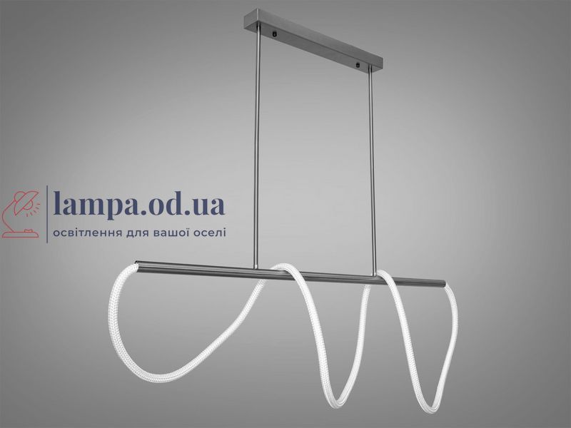Стельова люстра LED Diasha 9752-L1200CH RopeLight, 32W, 1760 лм, хром, для офісу та дому 9752-L1200CH фото