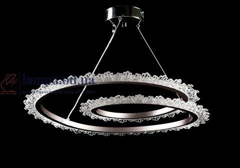 Люстра стельова LED Splendid Ray L144/1, 50W, хром/сірий, сучасний стиль, регульована висота 30432480 фото