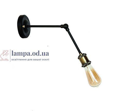 Настенное бра Levistella 752WR1103-1, E27, черный с бронзовым патроном, современный стиль для дома LVS04427 фото