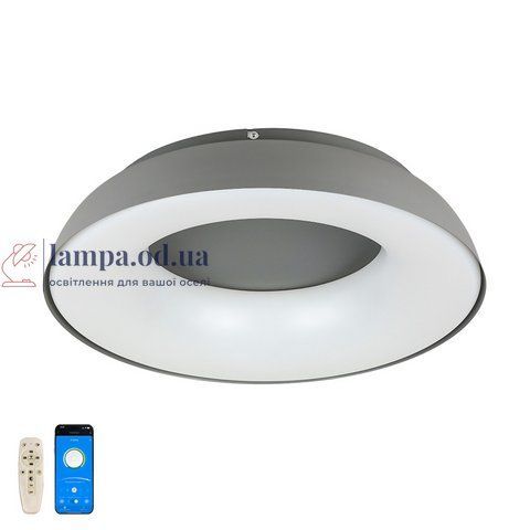 Люстра LED Levistella 797MX6018 (580) DGY, 80W, сірий, з пультом та додатком, сучасний стиль LVS5400 фото
