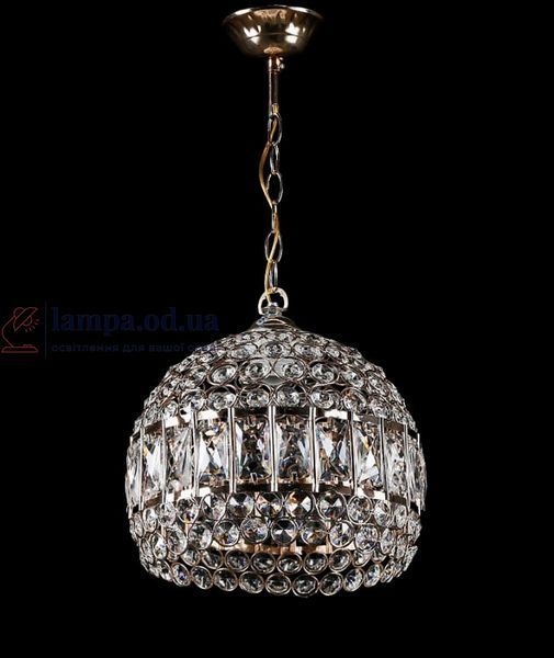Стельова люстра E27 Splendid Ray L311/1L (26) FGD, 1 лампа, золото-білий, висота 45 см, діаметр 25 см, сучасний стиль для дому 30425763 фото