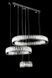 Світлодіодна люстра Splendid Ray L50804L/600+400+200/3 LED (CH) з кришталем, хром, 100 Вт, з пультом і димером 30436545 фото 2