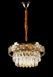 Золота кришталева світлодіодна люстра Splendid Ray LA7013/400/4+LED (SGD), 40 см на 4 лампи E14 з LED-підсвічуванням 30438691 фото 3