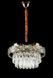 Золота кришталева світлодіодна люстра Splendid Ray LA7013/400/4+LED (SGD), 40 см на 4 лампи E14 з LED-підсвічуванням 30438691 фото 2