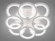 Люстра стельова LED Diasha 8022/4+4WH, 150W, 3200K-6000K, білий акрил, сучасний стиль з диммером 8022/4+4WH LED 3color d фото 3