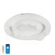 Люстра стельова LED Levistella 797MX6002 (500+330), діаметр 500 мм, пластик, сучасний стиль, з пультом, три режими світла LVS5462 фото 1