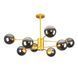 Люстра Levistella 7526033-8 GD+BK