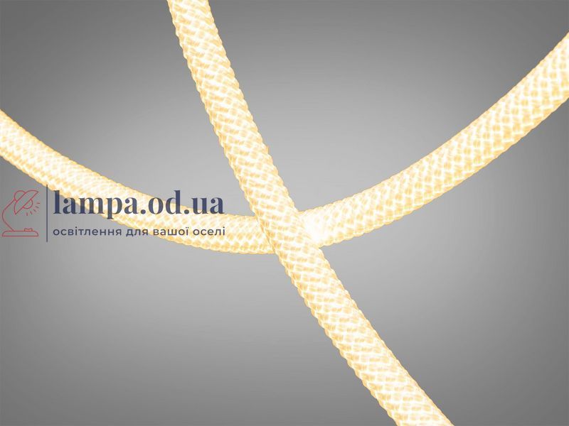 Потолочная люстра LED Diasha 9752-L1500CH Шланг, 48W, 2640 лм, хром, для гостиной 9752-L1500CH фото