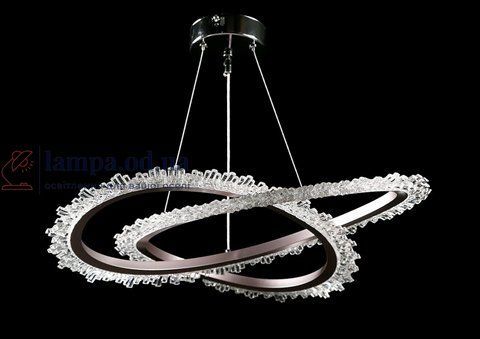 Люстра стельова LED Splendid Ray L145/1, 40W, хром/сірий, регулювання висоти 30-90 см, сучасний стиль для дому 30432497 фото