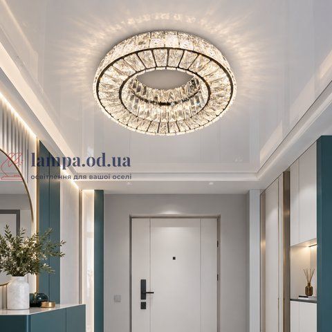 Потолочная LED люстра Linisoln 3275-400 CH/FG, 100 Вт, хром и золото, 38 см, 12-15 м&sup2; 3275-400 CH/FG фото