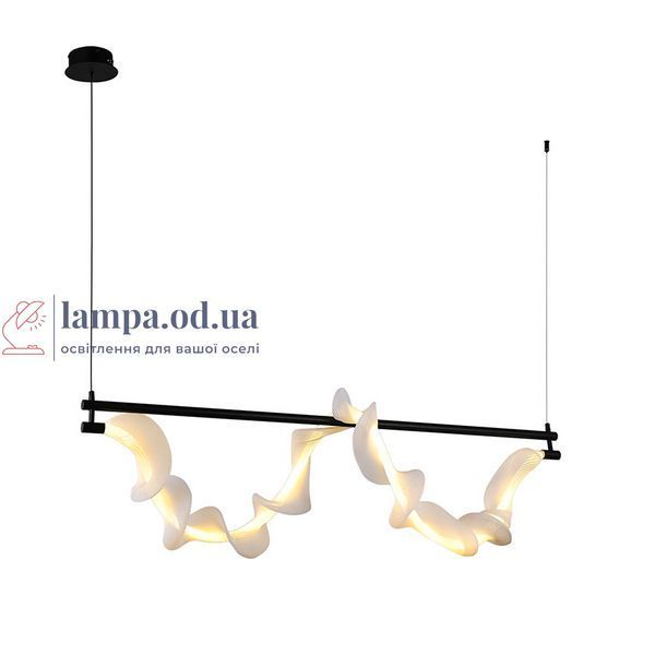 Люстра LED Levistella 7813168 (1200) BK, 18W, 3000K, черный, потолочная, современный стиль LVS6117 фото