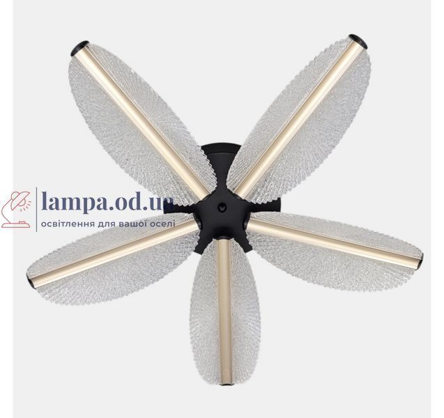 Дизайнерська LED люстра з 5 акриловими пелюстками, що світяться, Artlight 2407-5L 2407-5L фото