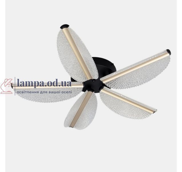 Дизайнерська LED люстра з 5 акриловими пелюстками, що світяться, Artlight 2407-5L 2407-5L фото