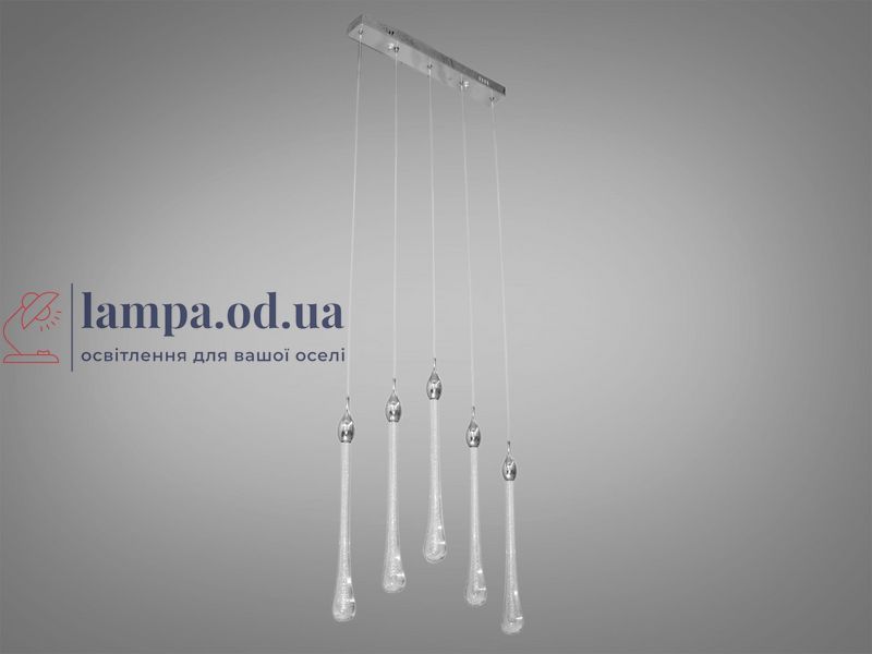 Люстра стельова LED Diasha 3003/5HR, 13W, хром, для коридору та кухні 3003/5HR фото