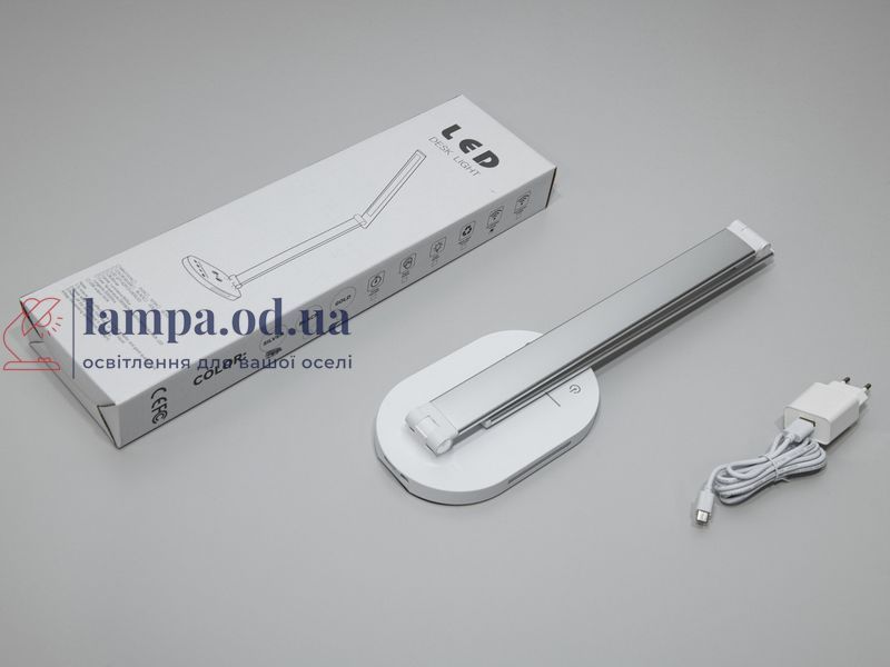 Настільна лампа LED Diasha A5503SL wireless charge, 6W, регульована висота, бездротова зарядка, сенсорне керування, IP20 A5503SL wireless charge фото