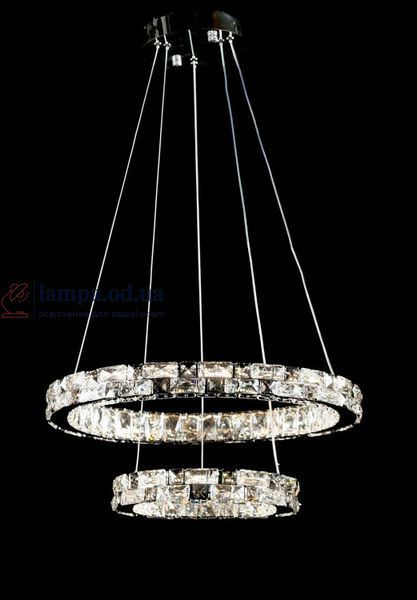 Подвесная светодиодная люстра Splendid Ray L50604J/500+300/2 LED, 2 кольца, пульт, диммер, 80 W 30436453 фото