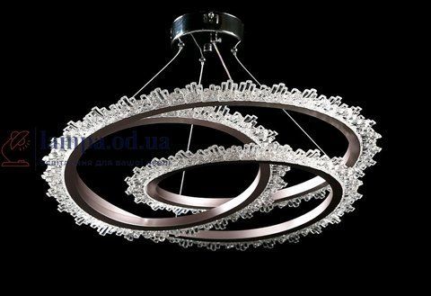 Люстра стельова LED Splendid Ray L146/1, хром, 1 лампа, регульована висота 30-100 см, діаметр 55 см, сучасний стиль для дому 30432503 фото