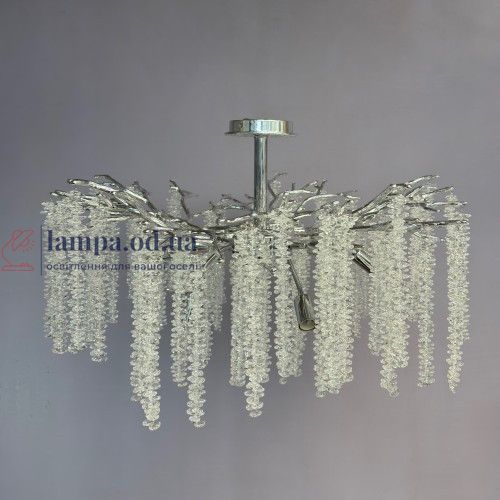 Люстра гліцинія Linisoln 8078-800 C CH/FG Стельова 8078-800 С CH/FG Стельо фото