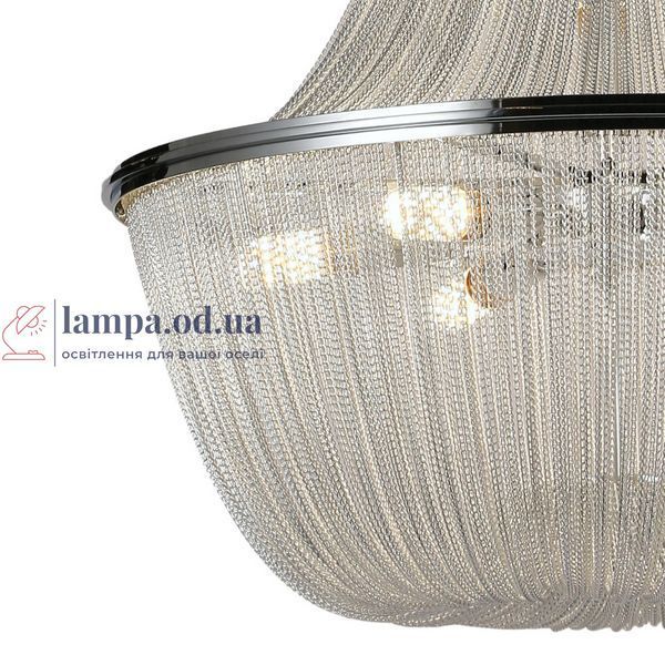 Люстра стельова LED Levistella 908D0029-8 Silver, 8 ламп, E14, срібний метал, неокласичний стиль LVS1257 фото