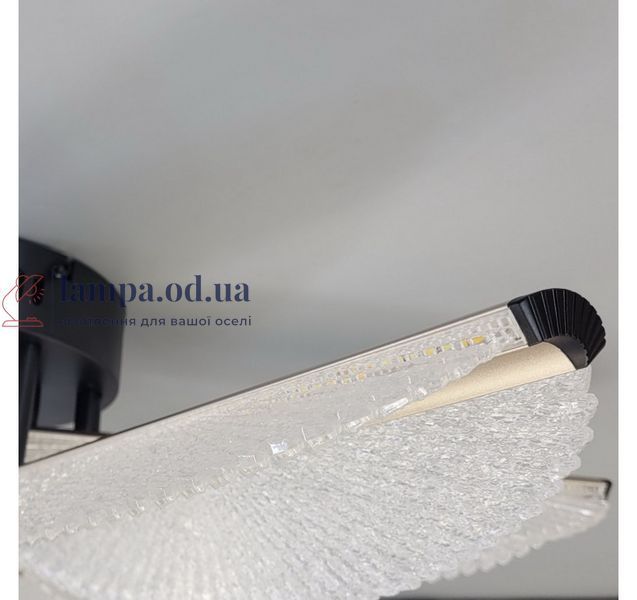 Велика стельова LED люстра-квітка на 6 прозорих пелюсток Artlight 2407-6L 2407-6L фото