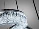 Современная подвесная LED люстра Diasha 1712/500+300BK для спальни и гостиной, черная, 2 кольца, 54 W, освещение 10-16 м&sup2; 1712/500+300BK фото 7