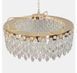 Кругла кришталева люстра 582-600GD Artlight із золотим корпусом та LED світлом 582-600GD фото 6