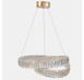 Подвесная хрустальная LED-люстра Artlight 555-600GD с переплетёнными кольцами, золото, 113 Вт, от 13-20 м&sup2; 555-600GD фото 2