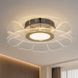 Декоративная потолочная LED-люстра Artlight 1032-450 GD+BK в форме цветка с прозрачными акриловыми лепестками 1032-450 фото 1