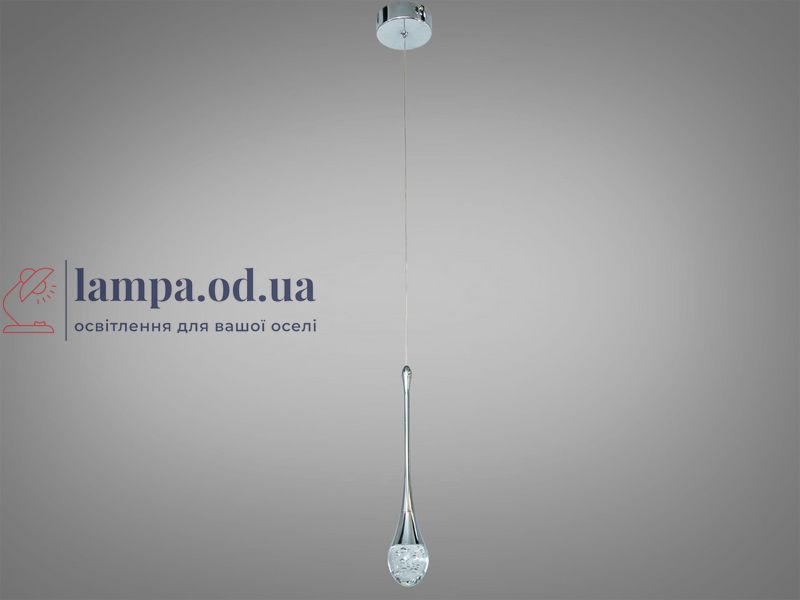 Одинарный LED подвес Diasha J2538-1HR хром 4 Вт 220 лм хрусталь J2538-1HR фото