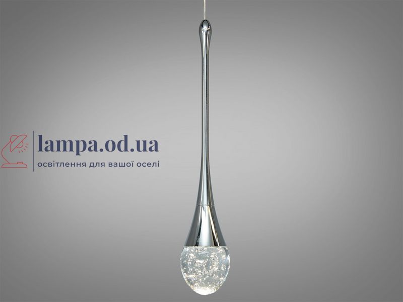 Одинарный LED подвес Diasha J2538-1HR хром 4 Вт 220 лм хрусталь J2538-1HR фото