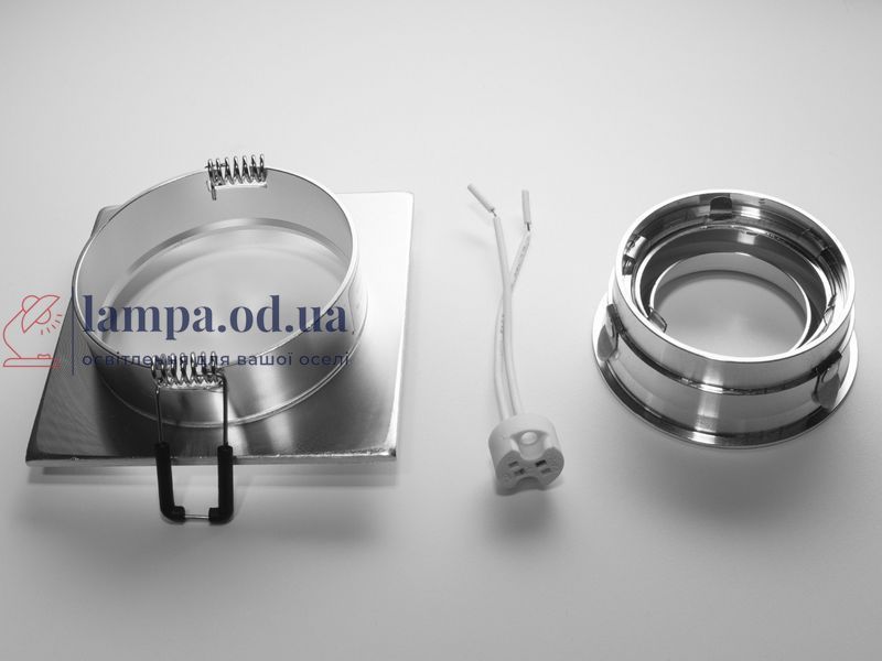 Встраиваемый точечный светильник Diasha QXL-1730-S-SL Aluminium MR16, 40W, IP20, алюминий, для коридора, кухни, спальни QXL-1730-S-SL фото
