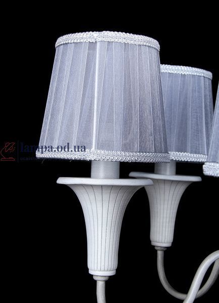 Люстра свеча Splendid Ray L29979/8, 8 ламп, E14, белая/серая, современный стиль, высота 60-95 см 30361285 фото