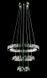 Світлодіодна люстра Splendid Ray L50604J/500+350+200/3 LED з кришталем, хром, 100 Вт, з пультом і димером 30436446 фото 4