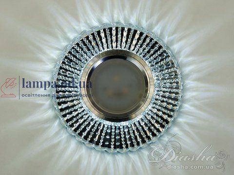 Точковий світильник LED Diasha 2103B WH MR16, 40W, IP20, метал, скло, сучасний стиль для дому 2103B WH фото