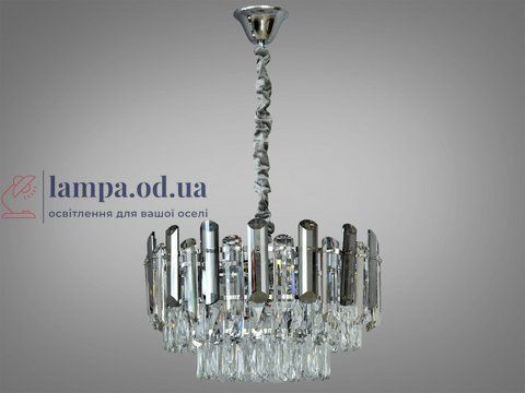 Потолочная люстра Diasha 8805-450CH 6 ламп E14, хром, регулируемая высота 40-75 см, современный стиль для дома 8805-450CH фото