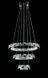 Світлодіодна люстра Splendid Ray L50604J/500+350+200/3 LED з кришталем, хром, 100 Вт, з пультом і димером 30436446 фото 3
