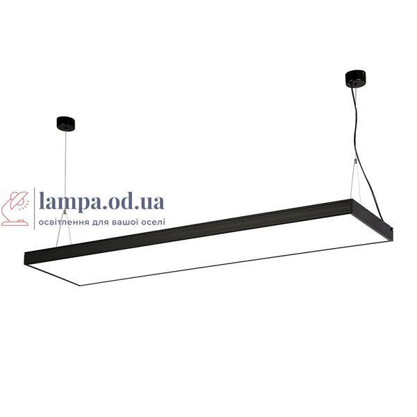 Чёрный линейный подвесной LED-светильник Levistella 992126 BK, 70 Вт, 4500 К, 118&times;28 см LVS7263 фото