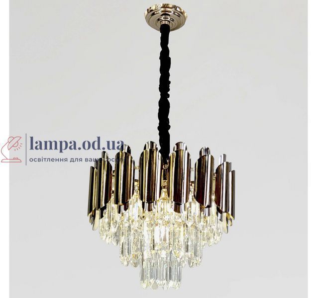 Компактная каскадная хрустальная люстра Artlight 88128/400, золото, 6 ламп E14, &Oslash;40,4 см, от 6-15 м&sup2; 88128/400 фото