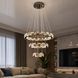 Світлодіодна люстра Splendid Ray L50604J/500+350+200/3 LED з кришталем, хром, 100 Вт, з пультом і димером 30436446 фото 2