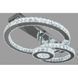 Led люстра потолочна Linisoln 7708-3D CH метал, скло, 3 лампи, висота 21 см, ширина 78 см, потужність 75 Вт 7708-3D CH фото 1