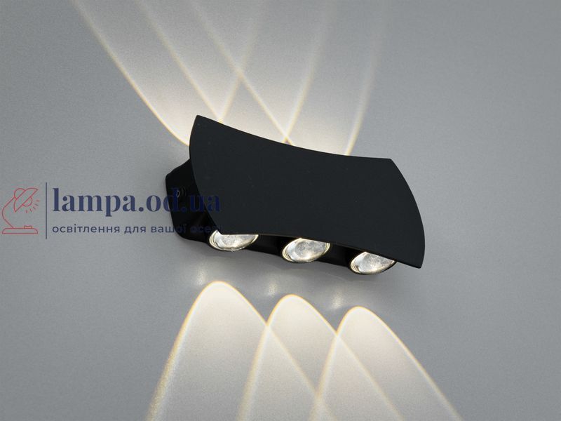 Влагозащищенный фасадный светильник для улицы Diasha DFB-8623-6BK черный LED IP67 16 см DFB-8623-6BK фото