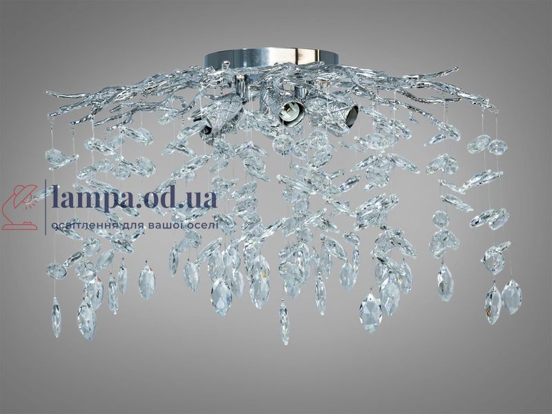 Стельова люстра Гліцинія Diasha P8060/D600HR хром 7xE14 P8060/D600HR фото
