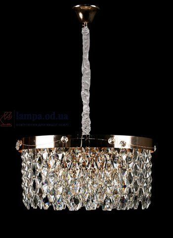 Люстра хрустальная Splendid Ray L8588/500/9, 9 ламп, E14, золото/белый, современный стиль 30427055 фото