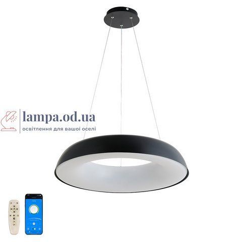 Люстра LED Levistella 797MD6018 (580) BK, 80W, черный металл, современный стиль для дома LVS5405 фото