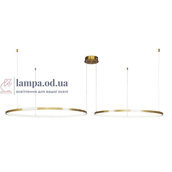 Светильник подвесной LED Levistella 7529832-2B BRONZE LED (800+1000), 130W, диаметр 800/1000 мм, бронзовый металл LVS5150 фото